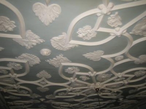 the Jacobean ceiling