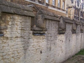 part of the north wall
