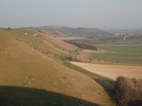 east along the escarpment