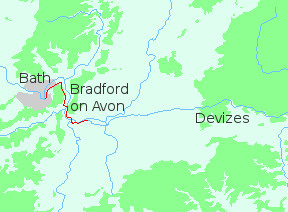 map bath bradford on avon