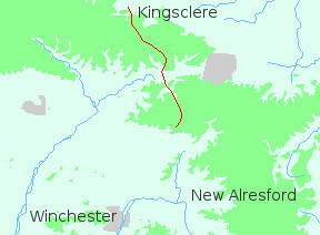 map kingsclere candover copse