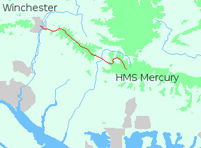 map winchester hms mercury