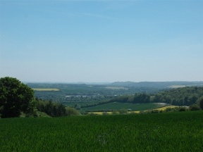 looking over alton