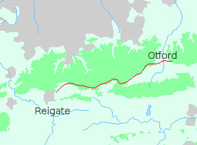 map otford reigate