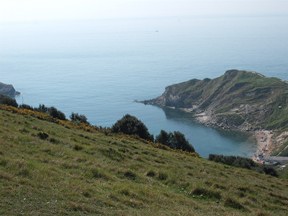 looking down on the cove