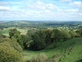 looking north to somerset