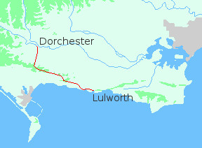 map lulworth cove dorchester