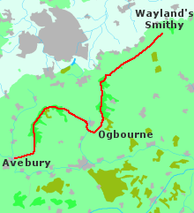 map wayland's smithy avebury