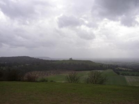 looking west to pulpit hill