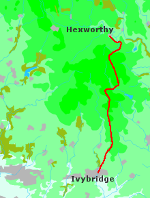 map hexworthy ivybridge