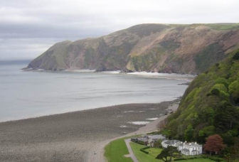 the coastline of north devon