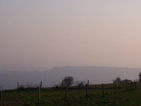 hambledon hill from the west